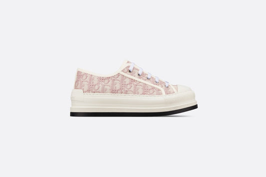 Walk'n'Dior Platform Sneaker • Nude Dior Oblique Embroidered Cotton
