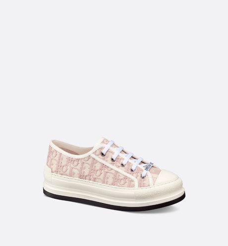 Walk'n'Dior Platform Sneaker • Nude Dior Oblique Embroidered Cotton