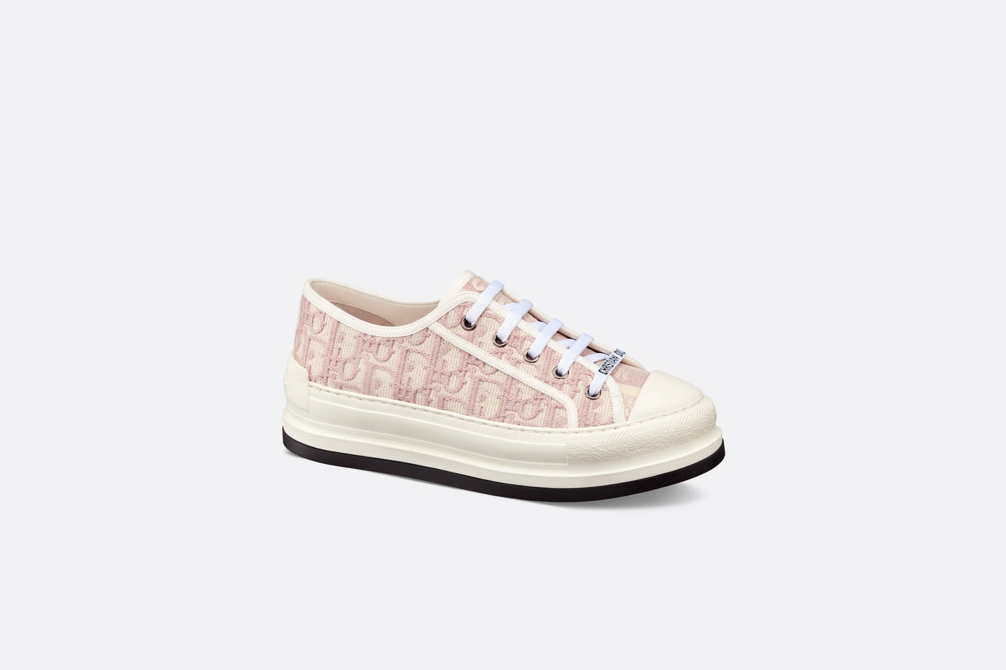 Walk'n'Dior Platform Sneaker • Nude Dior Oblique Embroidered Cotton