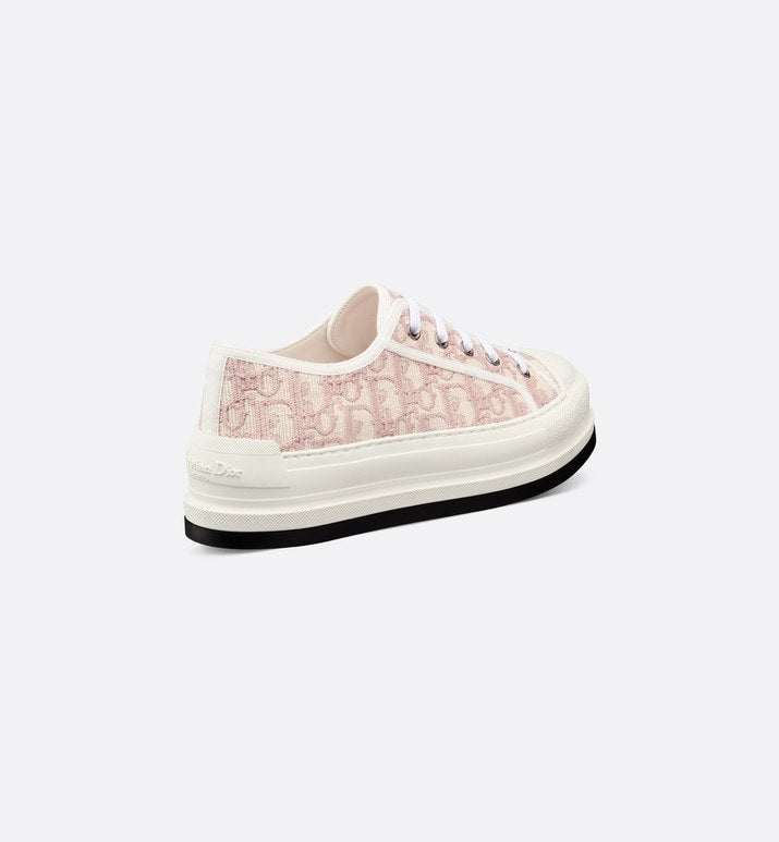 Walk'n'Dior Platform Sneaker • Nude Dior Oblique Embroidered Cotton