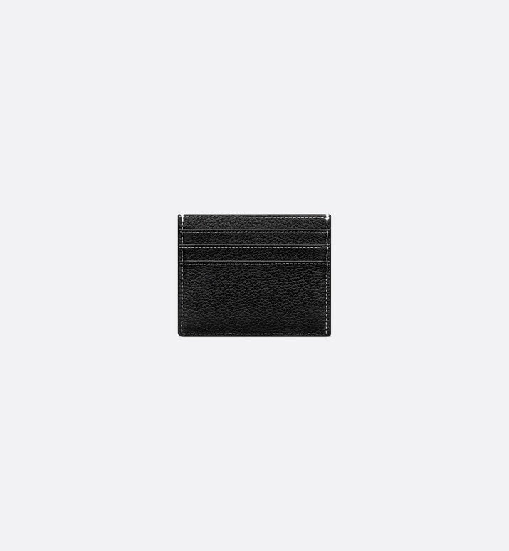 Saddle Card Holder • Black Grained Calfskin