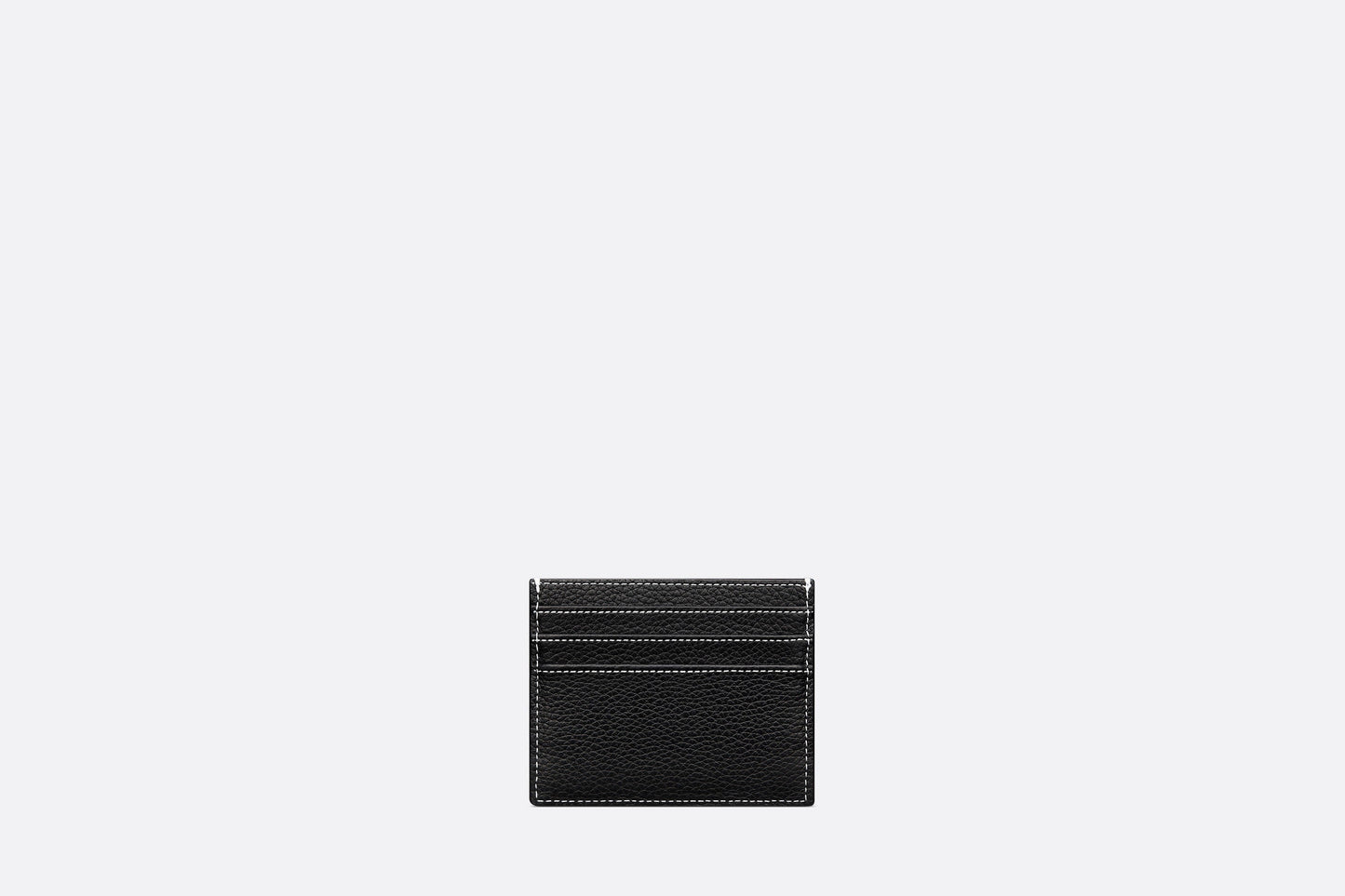 Saddle Card Holder • Black Grained Calfskin