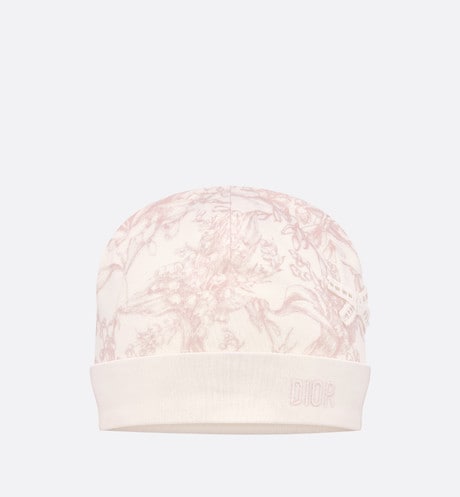 Newborn Gift Set • Ivory Cotton Interlock with Pink Lily of the Valley Print