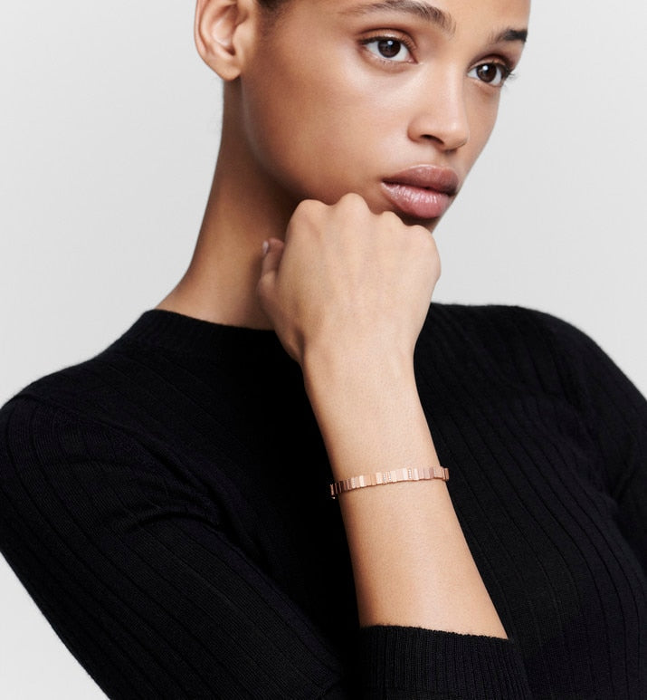 GEM DIOR Bracelet • Pink Gold and Diamonds