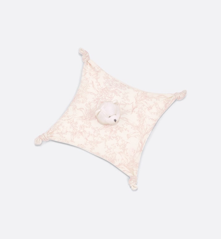 Newborn Gift Set • Ivory Cotton Interlock with Pink Lily of the Valley Print