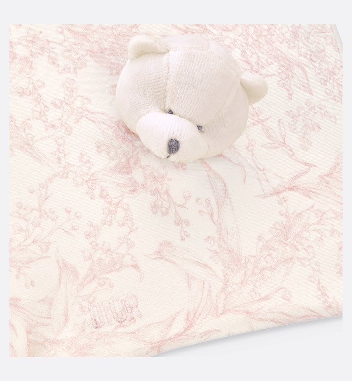 Newborn Gift Set • Ivory Cotton Interlock with Pink Lily of the Valley Print