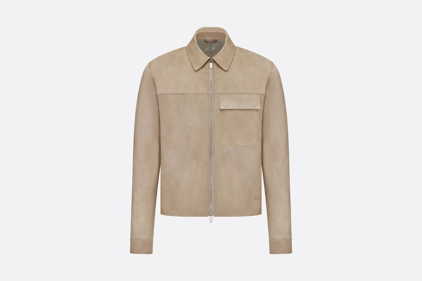 Zipped Blouson • Beige Lambskin