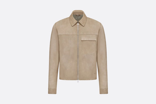 Zipped Blouson • Beige Lambskin