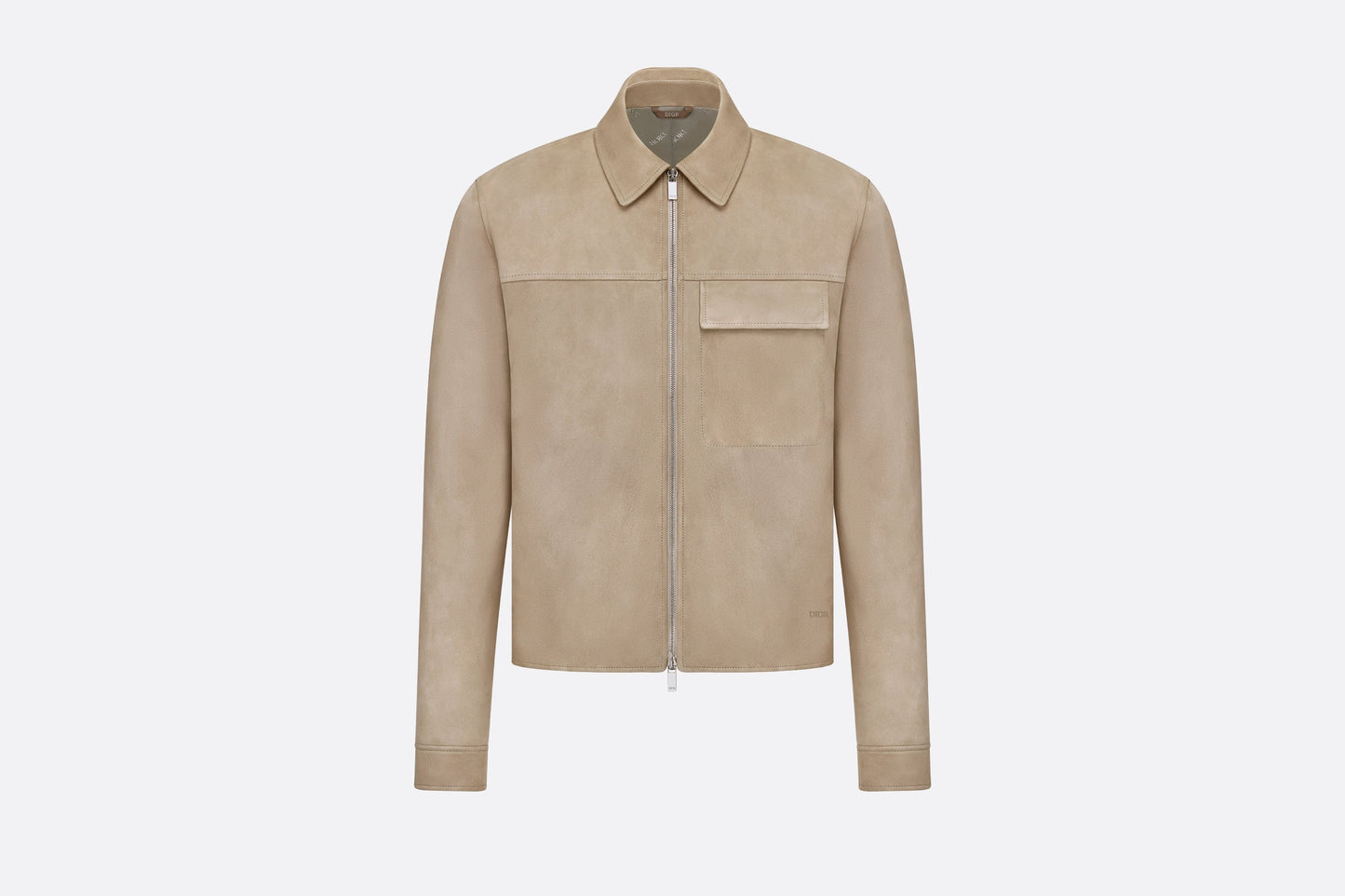 Zipped Blouson • Beige Lambskin