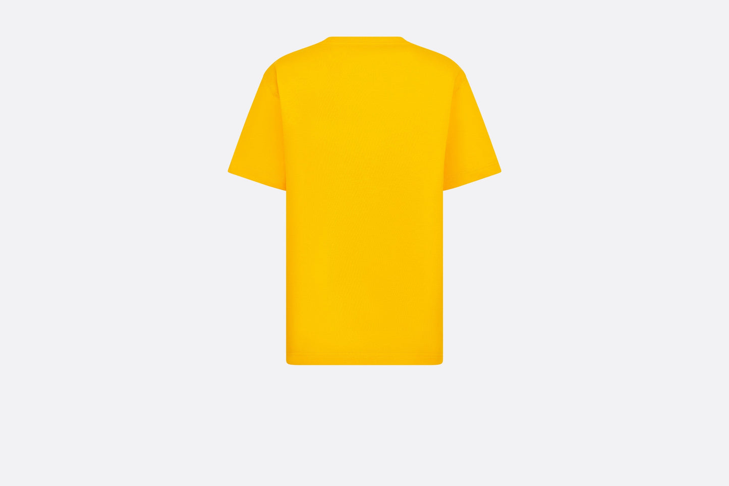 CD Icon Relaxed-Fit T-Shirt • Yellow Cotton Jersey