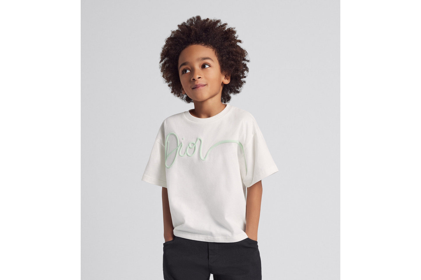 Kid's T-Shirt • Ivory Cotton Jersey
