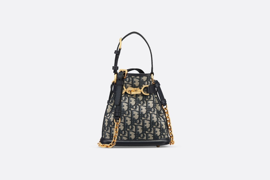 Small C'est Dior Bag • Blue Dior Oblique Jacquard