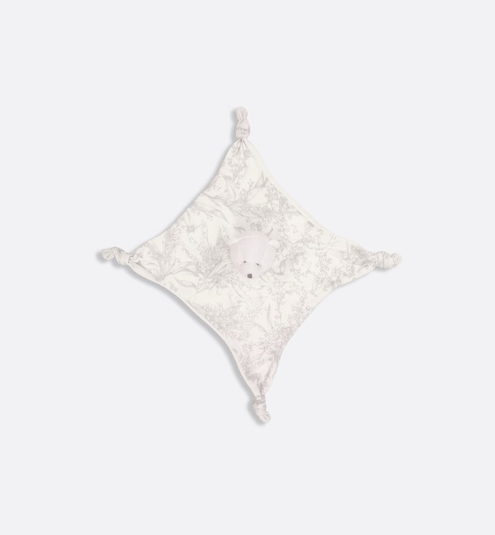 Newborn Gift Set • Ivory Cotton Interlock with Light Gray Lily of the Valley Print