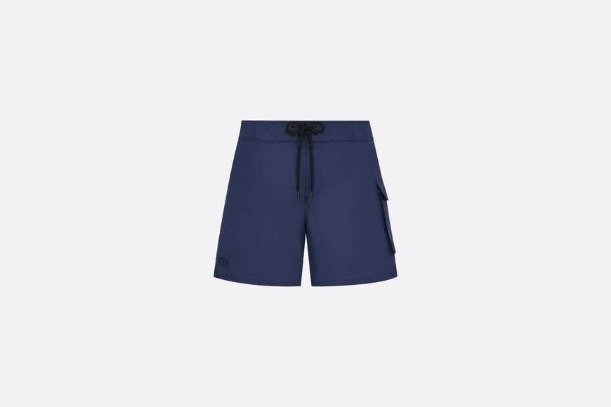 Swim Shorts • Navy Blue Technical Fabric