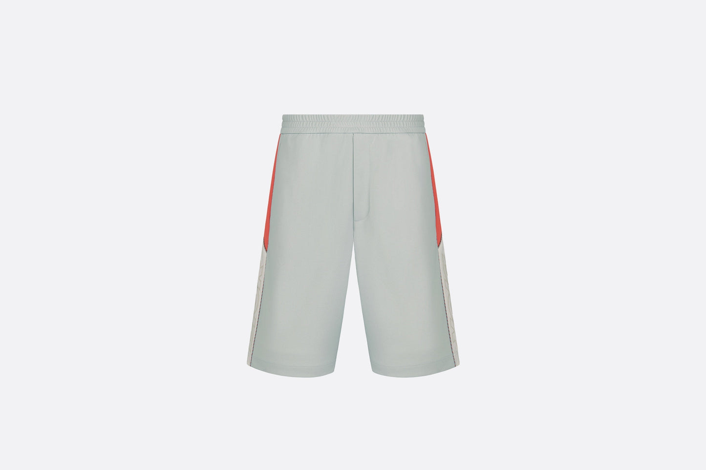 Track Shorts • Gray Cotton-Blend Jersey