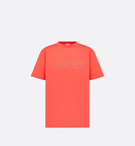 Relaxed-Fit T-Shirt • Coral Cotton Jersey