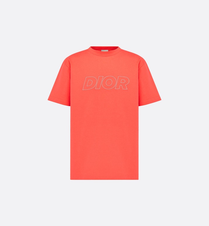 Relaxed-Fit T-Shirt • Coral Cotton Jersey