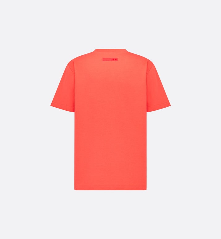 Relaxed-Fit T-Shirt • Coral Cotton Jersey
