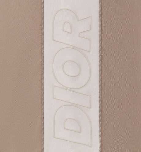 Track Shorts • Beige Cotton-Blend Jersey