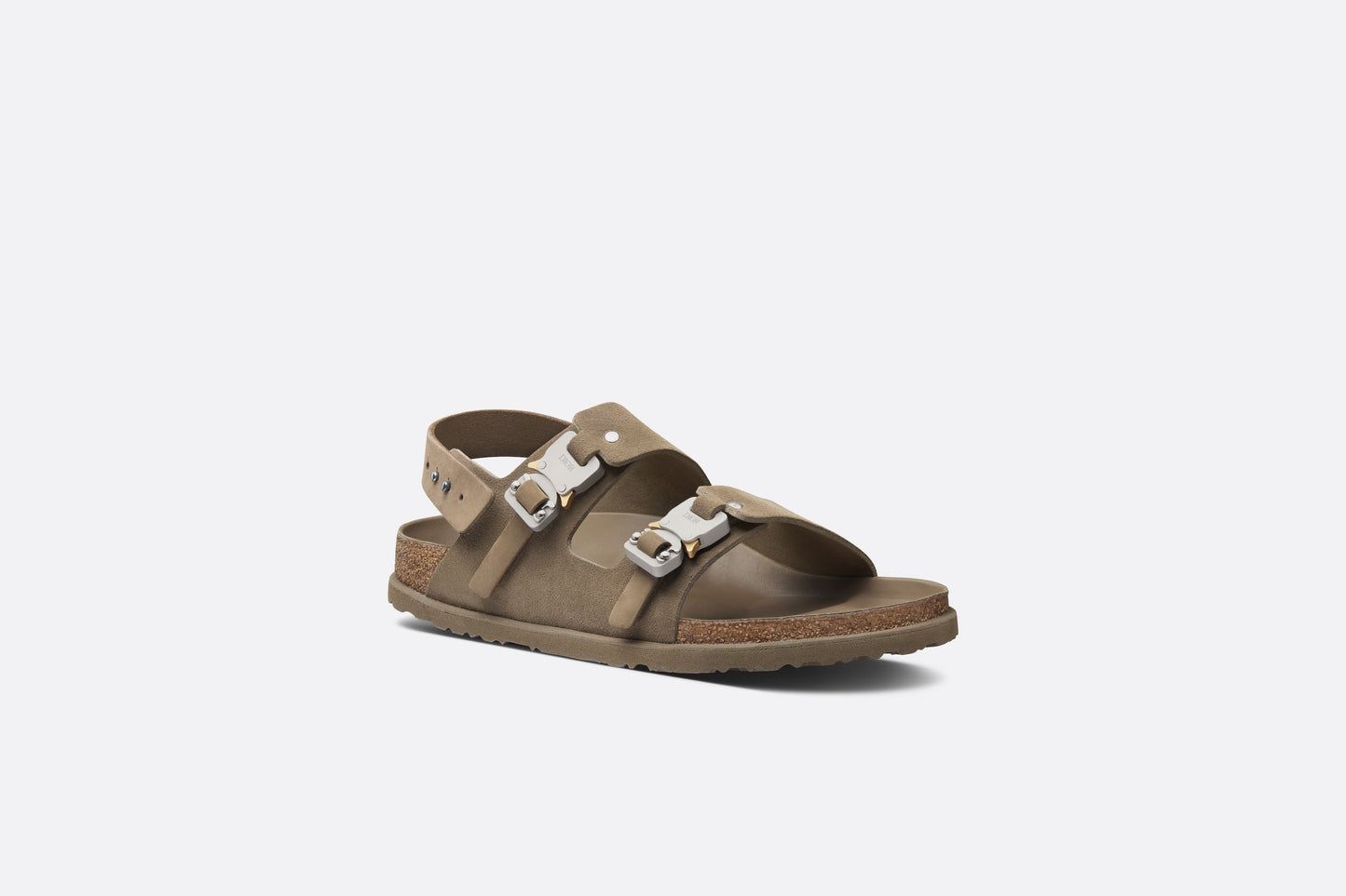DIOR by BIRKENSTOCK Milano Sandal • Khaki Nubuck Calfskin