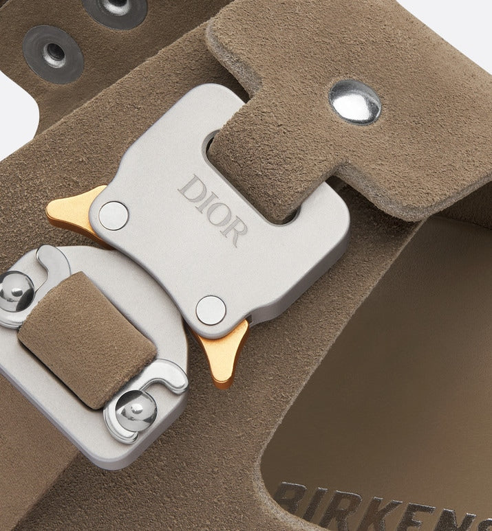 DIOR by BIRKENSTOCK Milano Sandal • Khaki Nubuck Calfskin