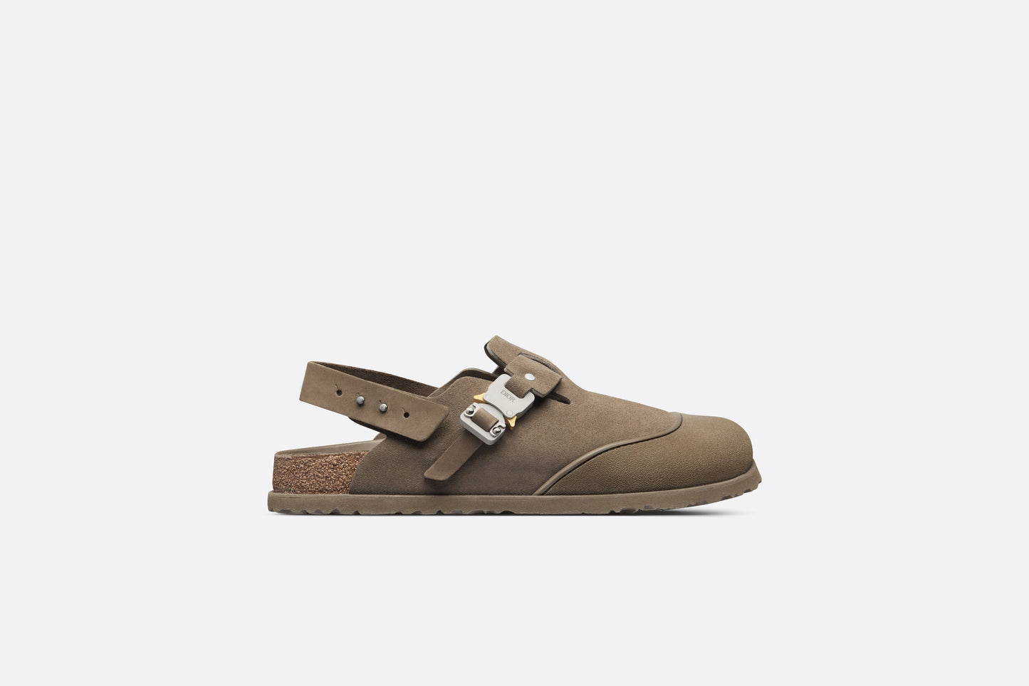 DIOR by BIRKENSTOCK Tokio Mule • Khaki Nubuck Calfskin
