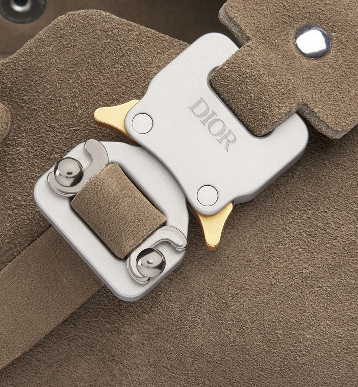 DIOR by BIRKENSTOCK Tokio Mule • Khaki Nubuck Calfskin
