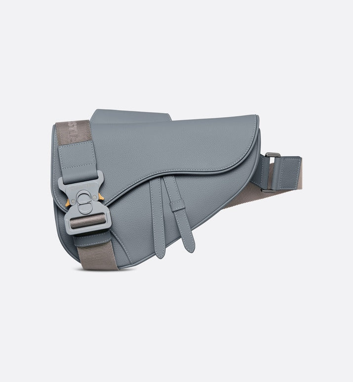 Saddle Bag • Dior Gray Grained Calfskin