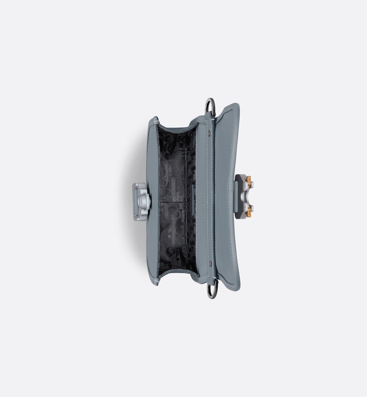 Mini Gallop Bag with Strap • Dior Gray Grained Calfskin