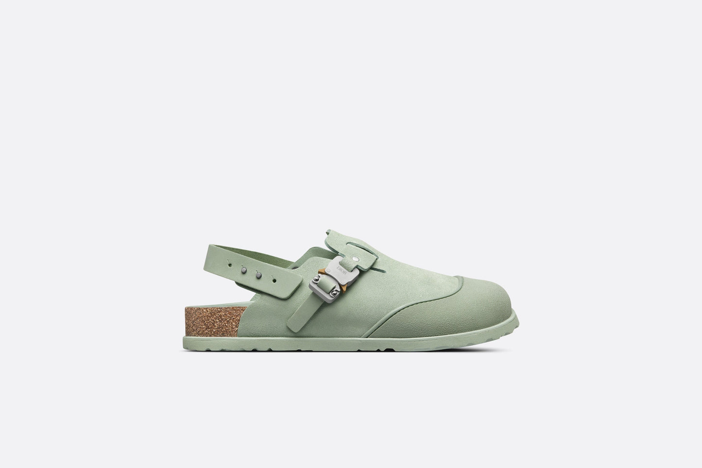 DIOR by BIRKENSTOCK Tokio Mule • Pastel Green Nubuck Calfskin