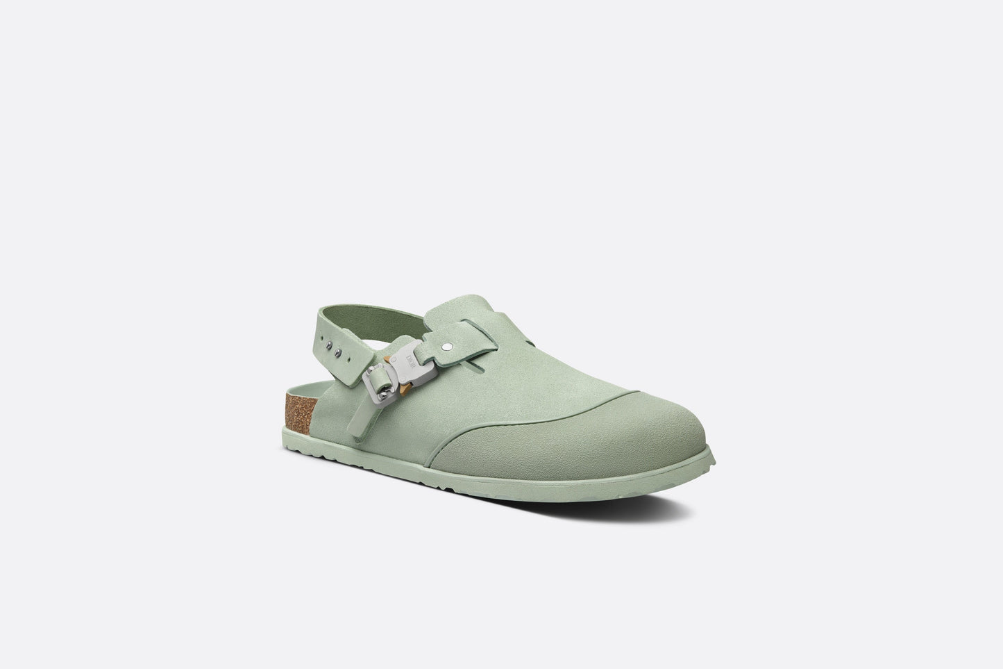 DIOR by BIRKENSTOCK Tokio Mule • Pastel Green Nubuck Calfskin