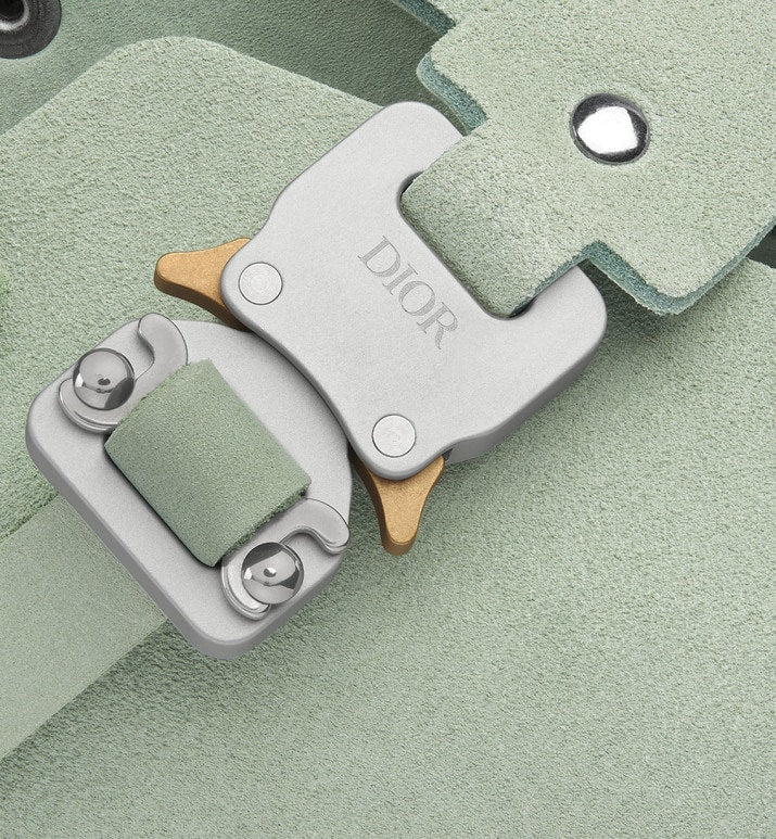 DIOR by BIRKENSTOCK Tokio Mule • Pastel Green Nubuck Calfskin