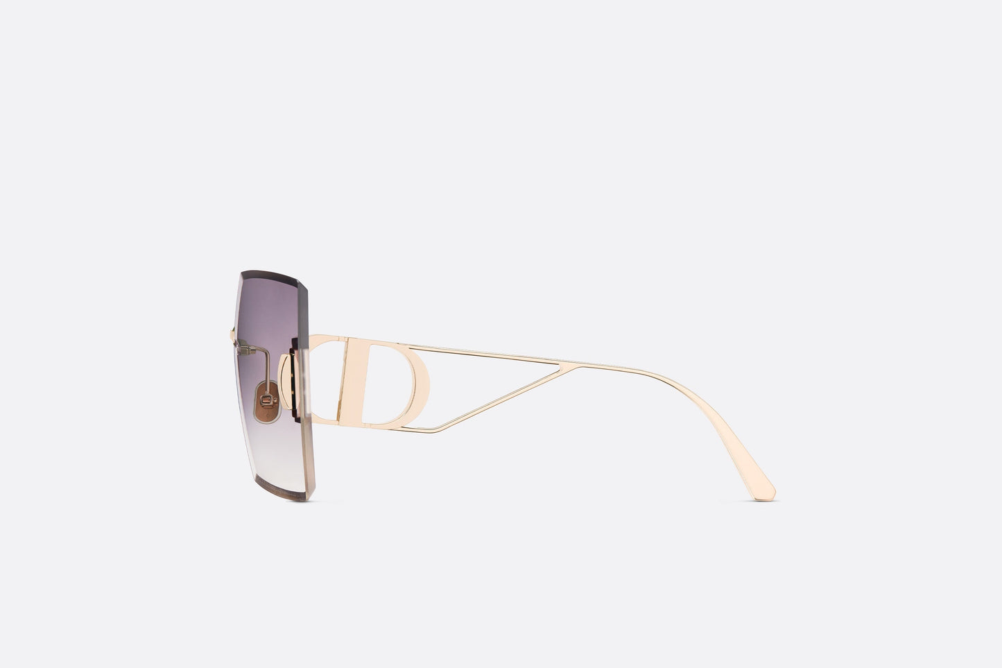 30Montaigne S7U • Purple-to-Pink Gradient Square Sunglasses