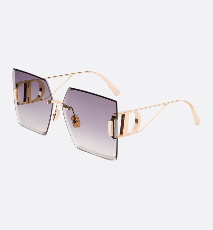 30Montaigne S7U • Purple-to-Pink Gradient Square Sunglasses