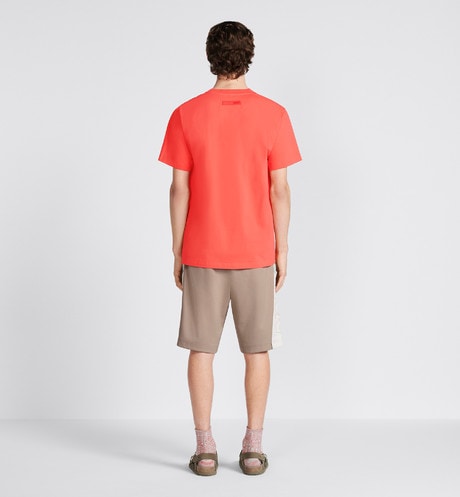 Track Shorts • Beige Cotton-Blend Jersey