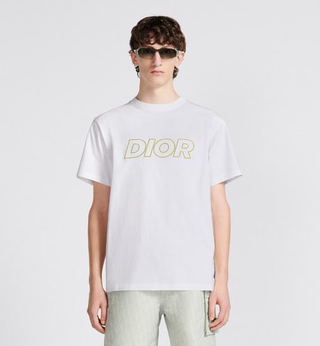 Relaxed-Fit T-Shirt • White Cotton Jersey