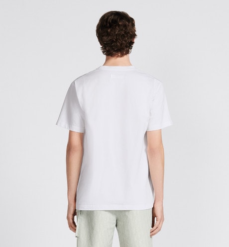 Relaxed-Fit T-Shirt • White Cotton Jersey