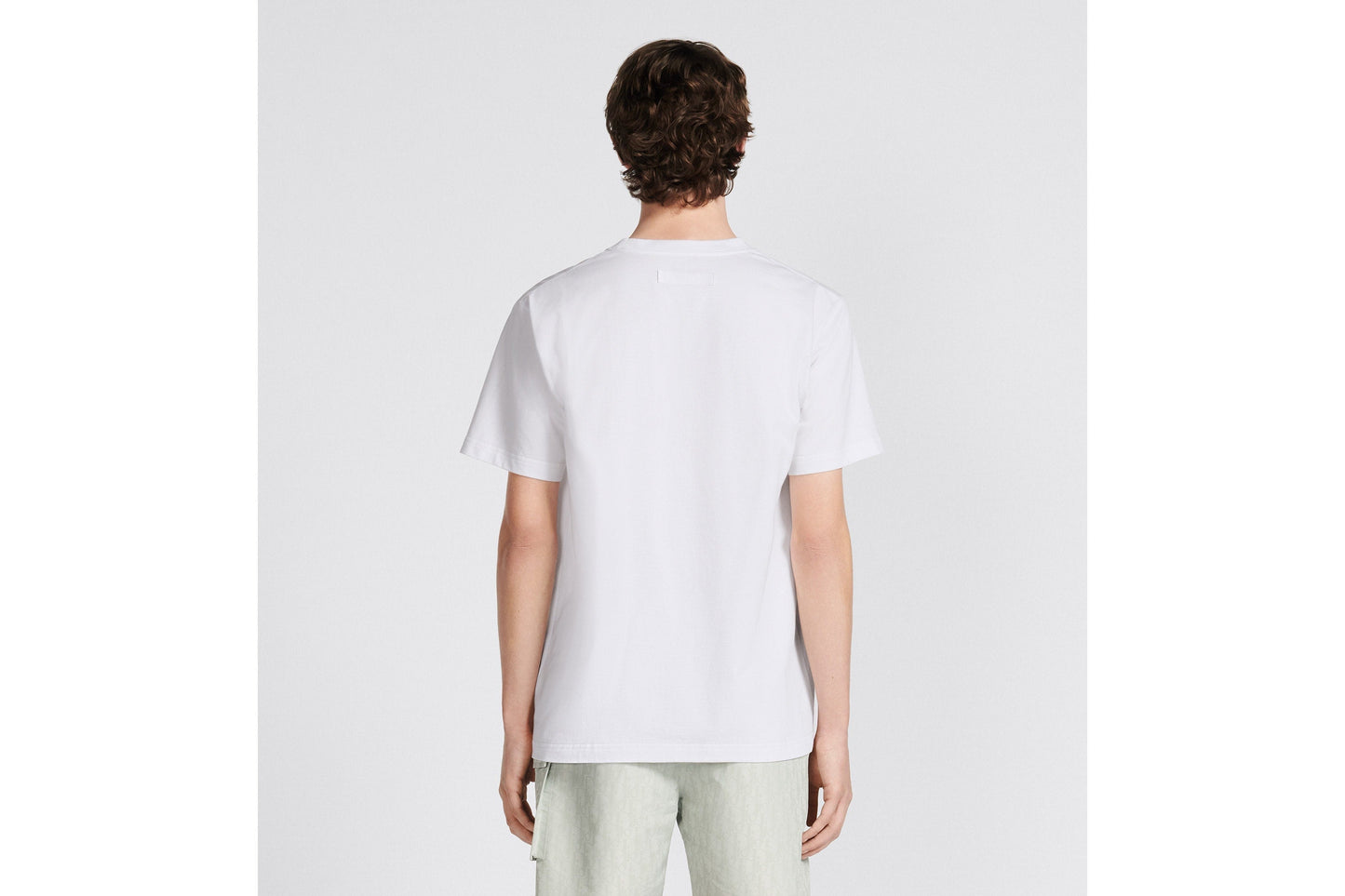 Relaxed-Fit T-Shirt • White Cotton Jersey