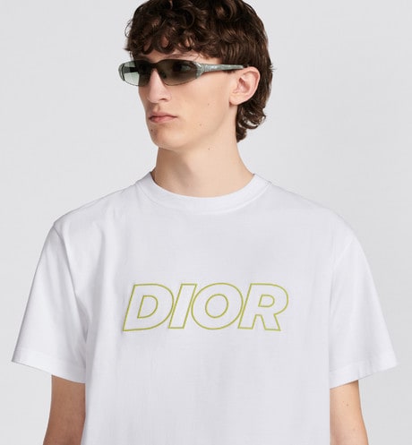 Relaxed-Fit T-Shirt • White Cotton Jersey