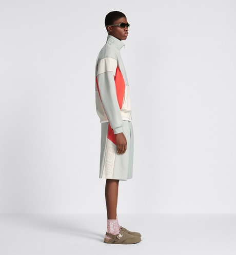 Track Shorts • Gray Cotton-Blend Jersey