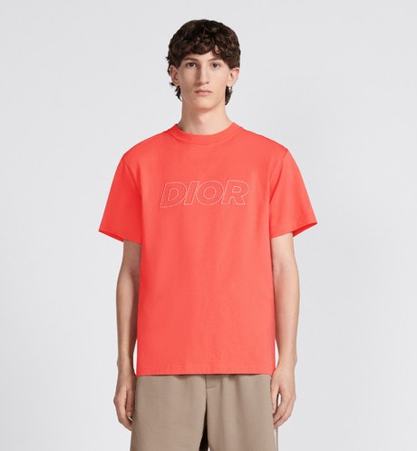 Relaxed-Fit T-Shirt • Coral Cotton Jersey