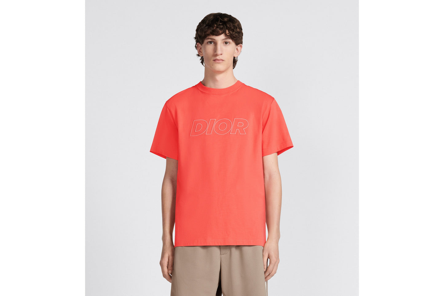 Relaxed-Fit T-Shirt • Coral Cotton Jersey