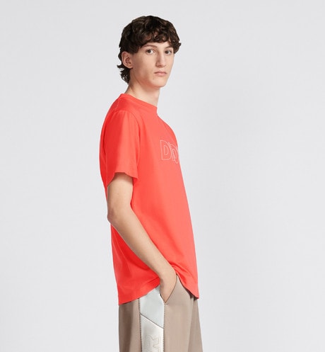 Relaxed-Fit T-Shirt • Coral Cotton Jersey