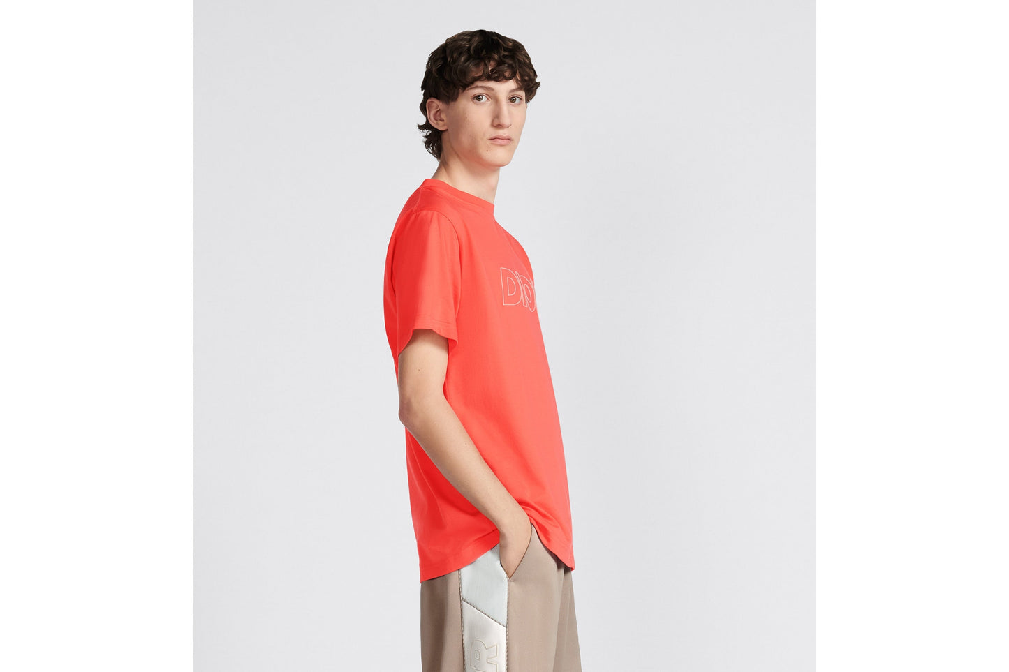 Relaxed-Fit T-Shirt • Coral Cotton Jersey