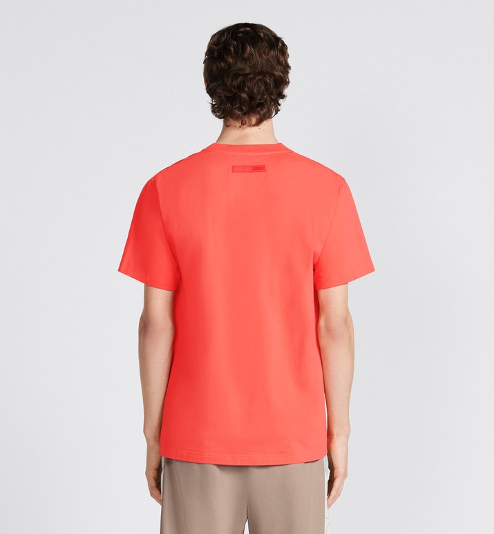 Relaxed-Fit T-Shirt • Coral Cotton Jersey