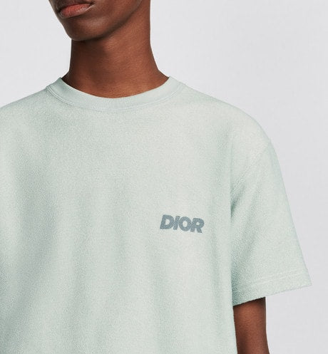 Relaxed-Fit T-Shirt • Blue Terry Cotton