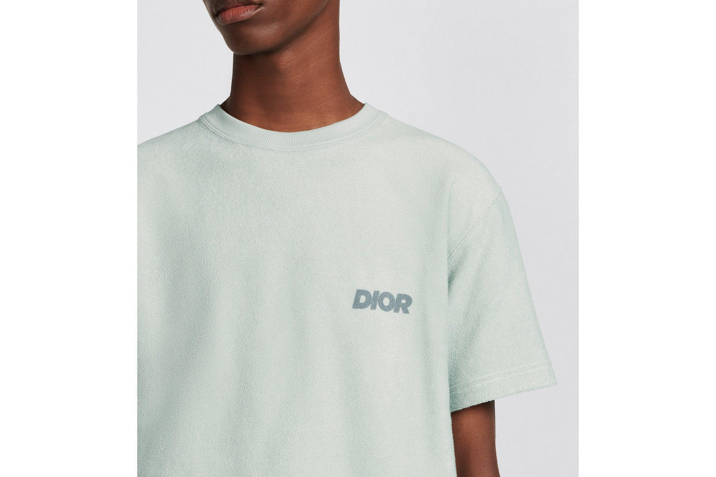 Relaxed-Fit T-Shirt • Blue Terry Cotton