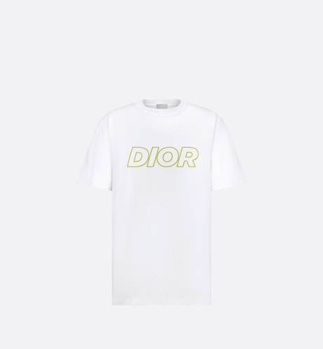 Relaxed-Fit T-Shirt • White Cotton Jersey