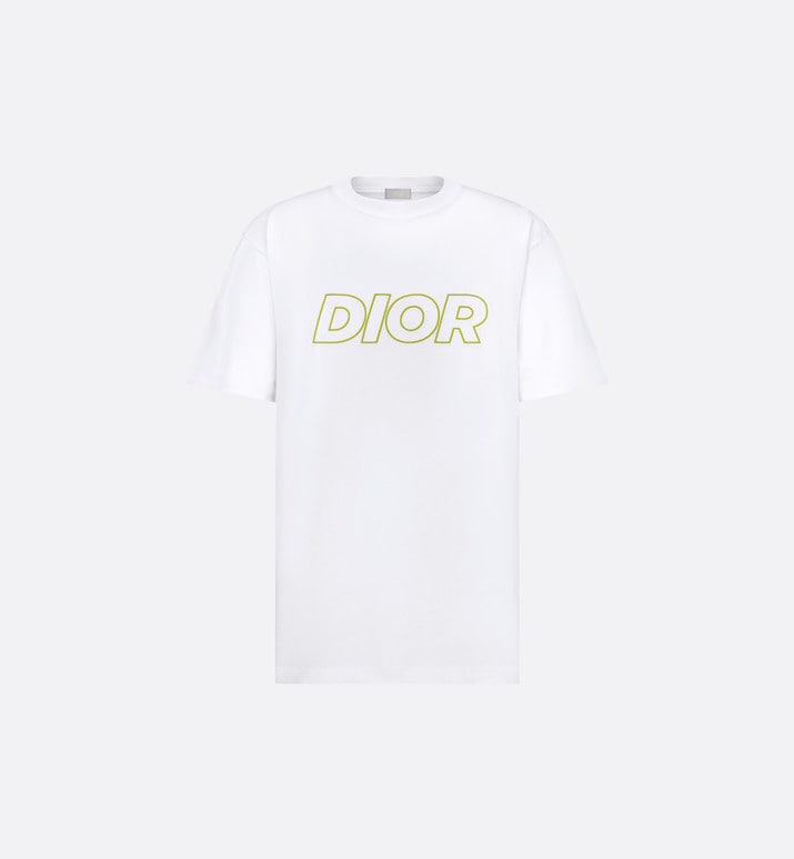 Relaxed-Fit T-Shirt • White Cotton Jersey