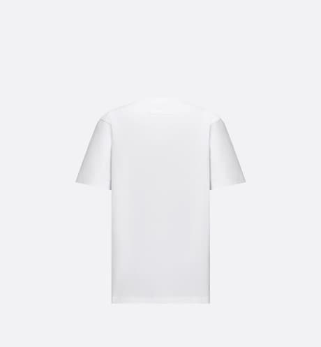 Relaxed-Fit T-Shirt • White Cotton Jersey